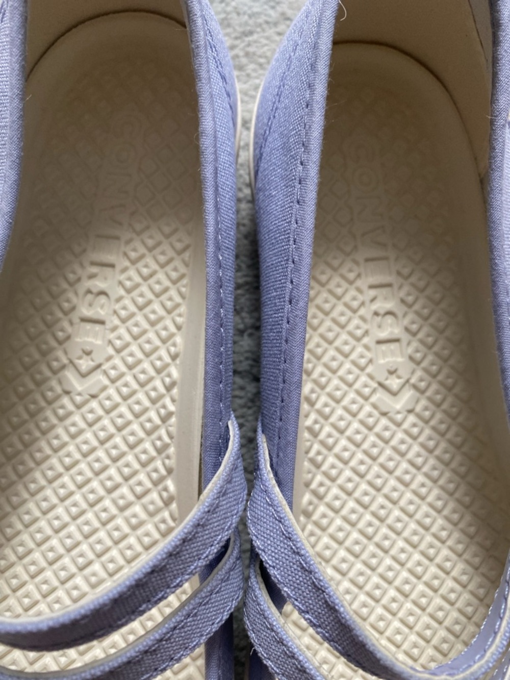 Converse Classic Double-Strap Mary Jane Sneakers in Lavender Size 9.5 New - Picture 10 of 12